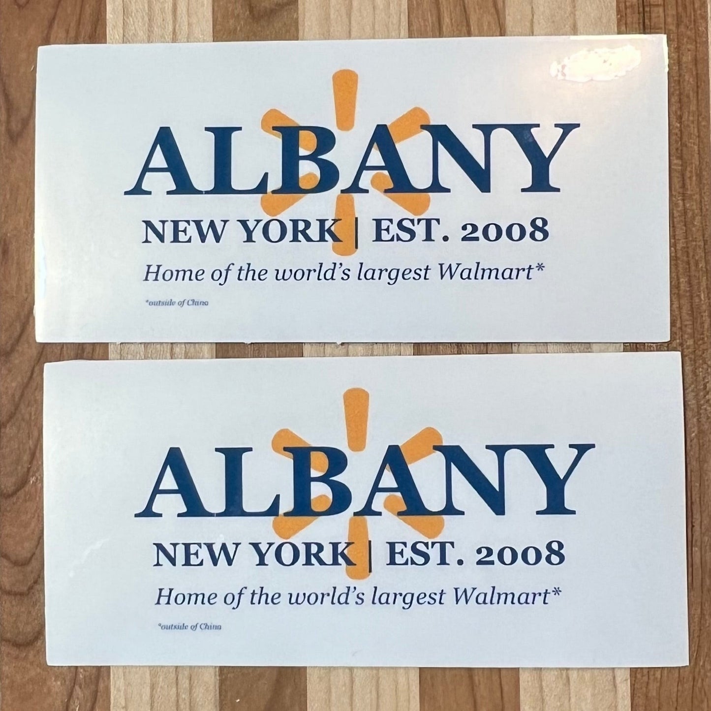 Albany, New York Stickers - 2 Pack
