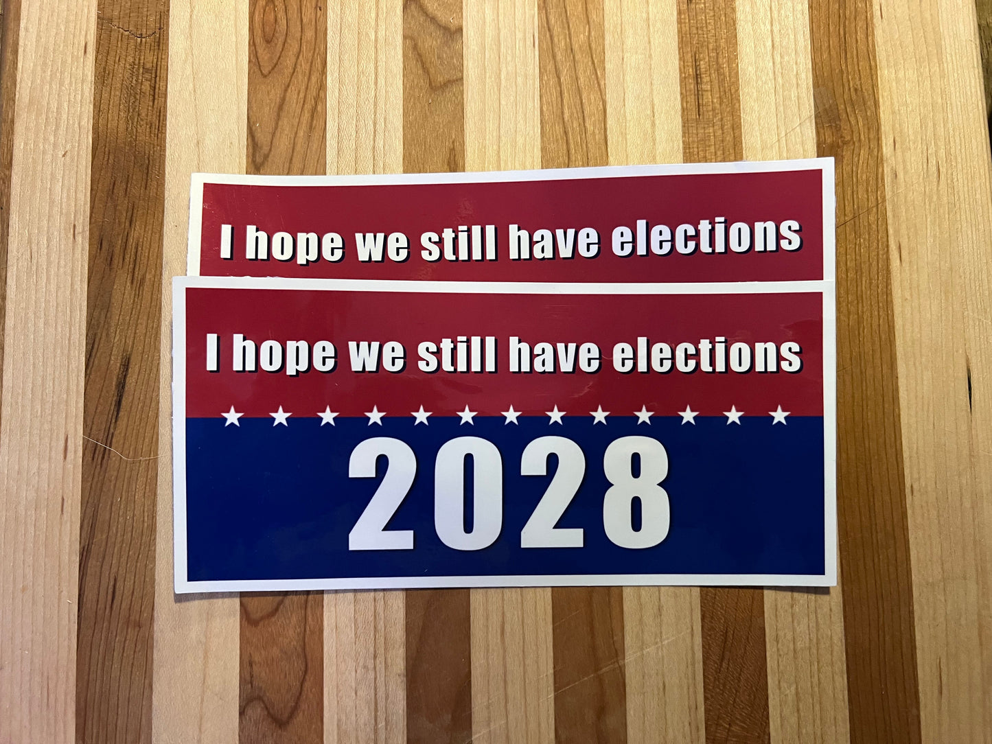 I Hope We Still Have Elections - Stickers 2 Pack