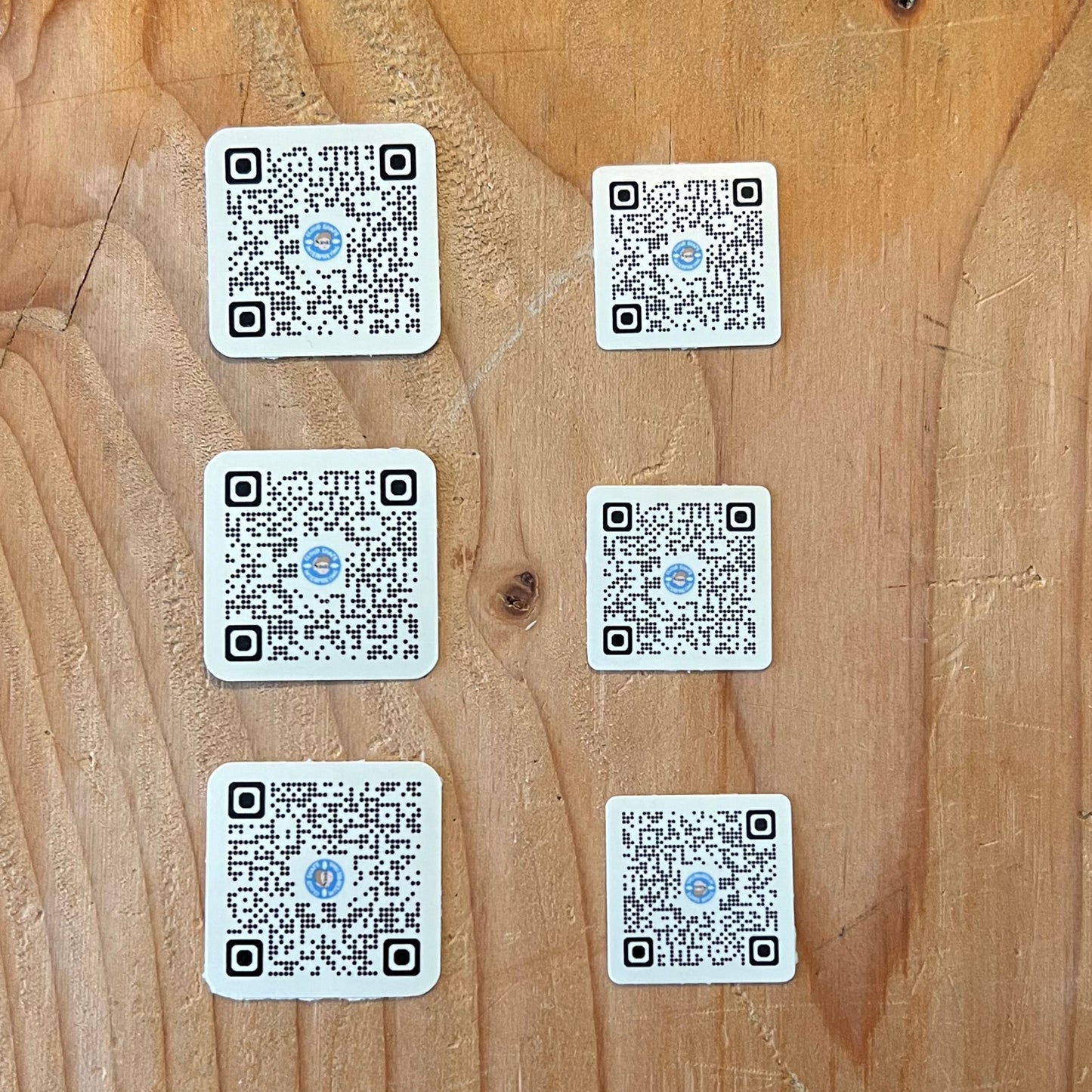 Rick Roll QR Code Stickers – 6-Pack